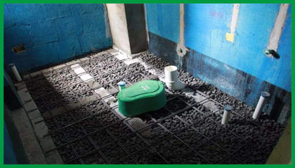 用于衛(wèi)生間回填陶粒，室內(nèi)墊層